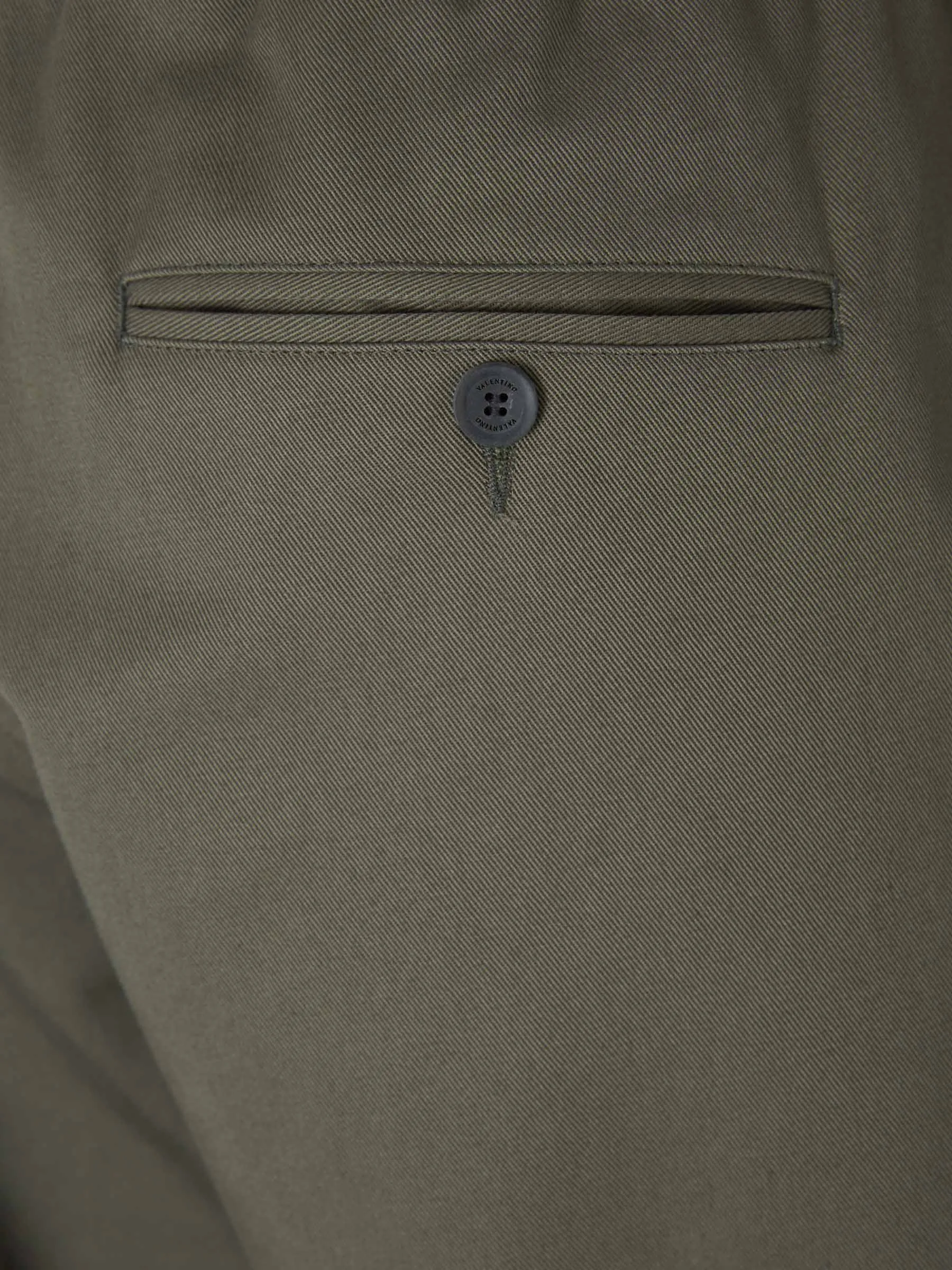 Valentino Drawstring Straight-Leg Trousers