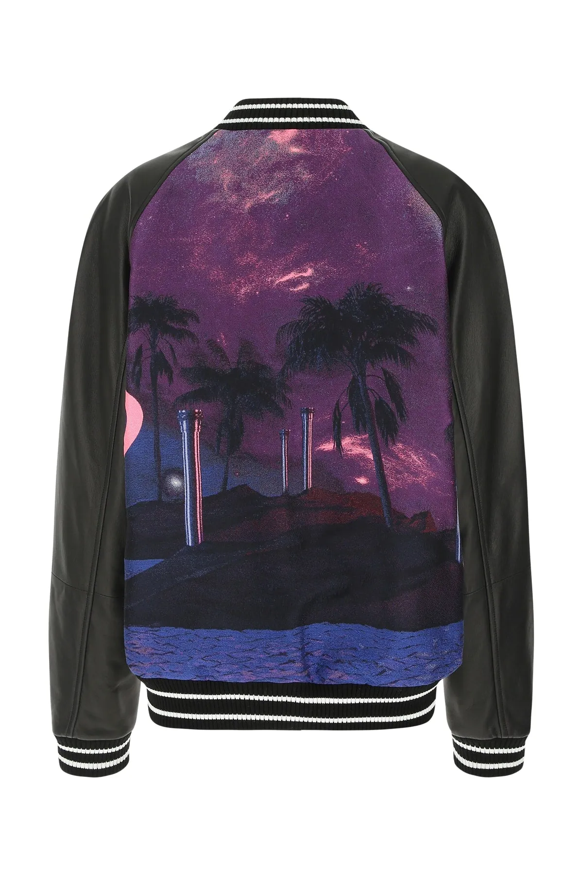 Valentino Graphic Printed Long-Sleeved Bomber Jacket