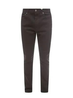 Valentino Logo Patch Slim-Cut Jeans