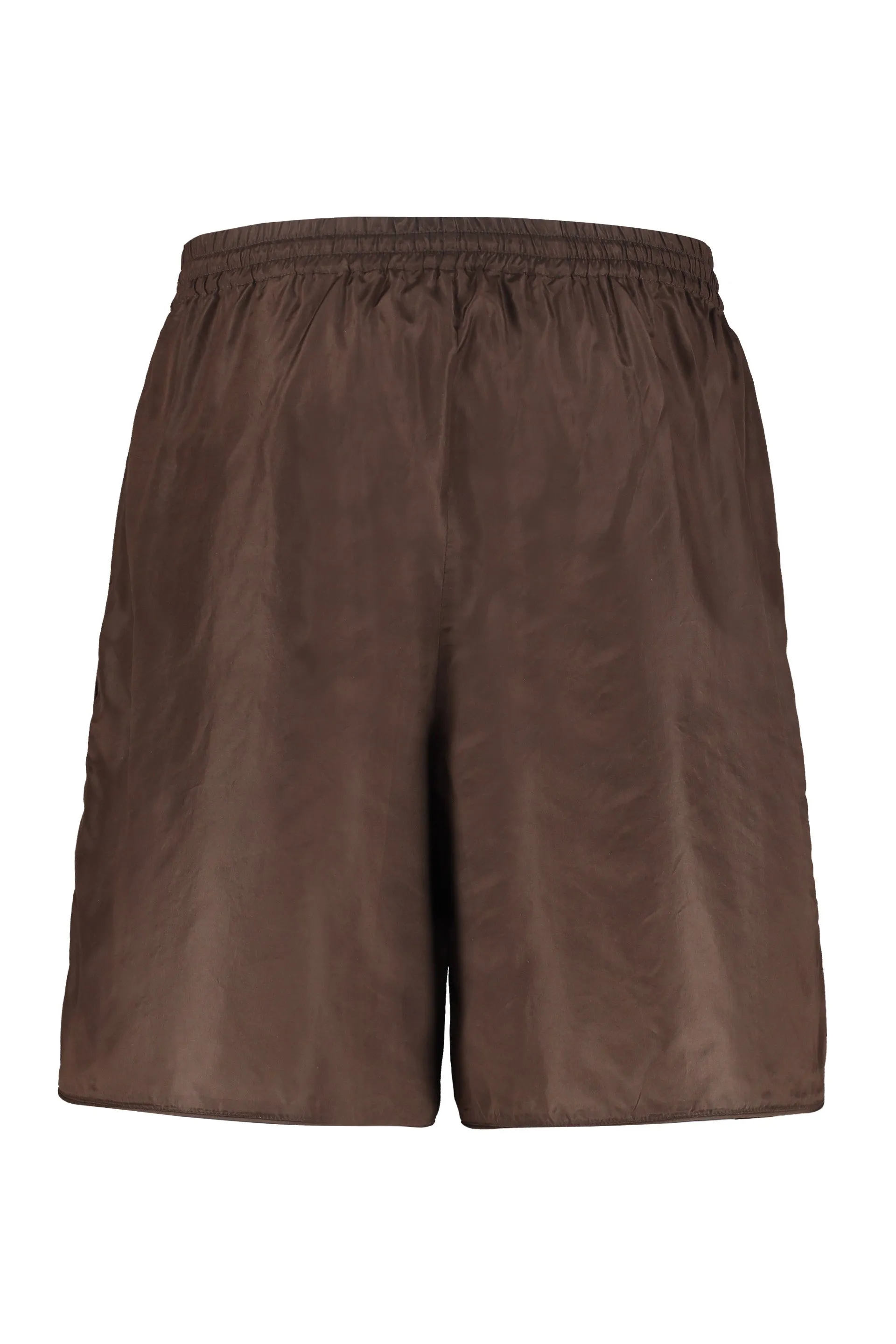 Valentino Mid Rise Drawstring Track Shorts