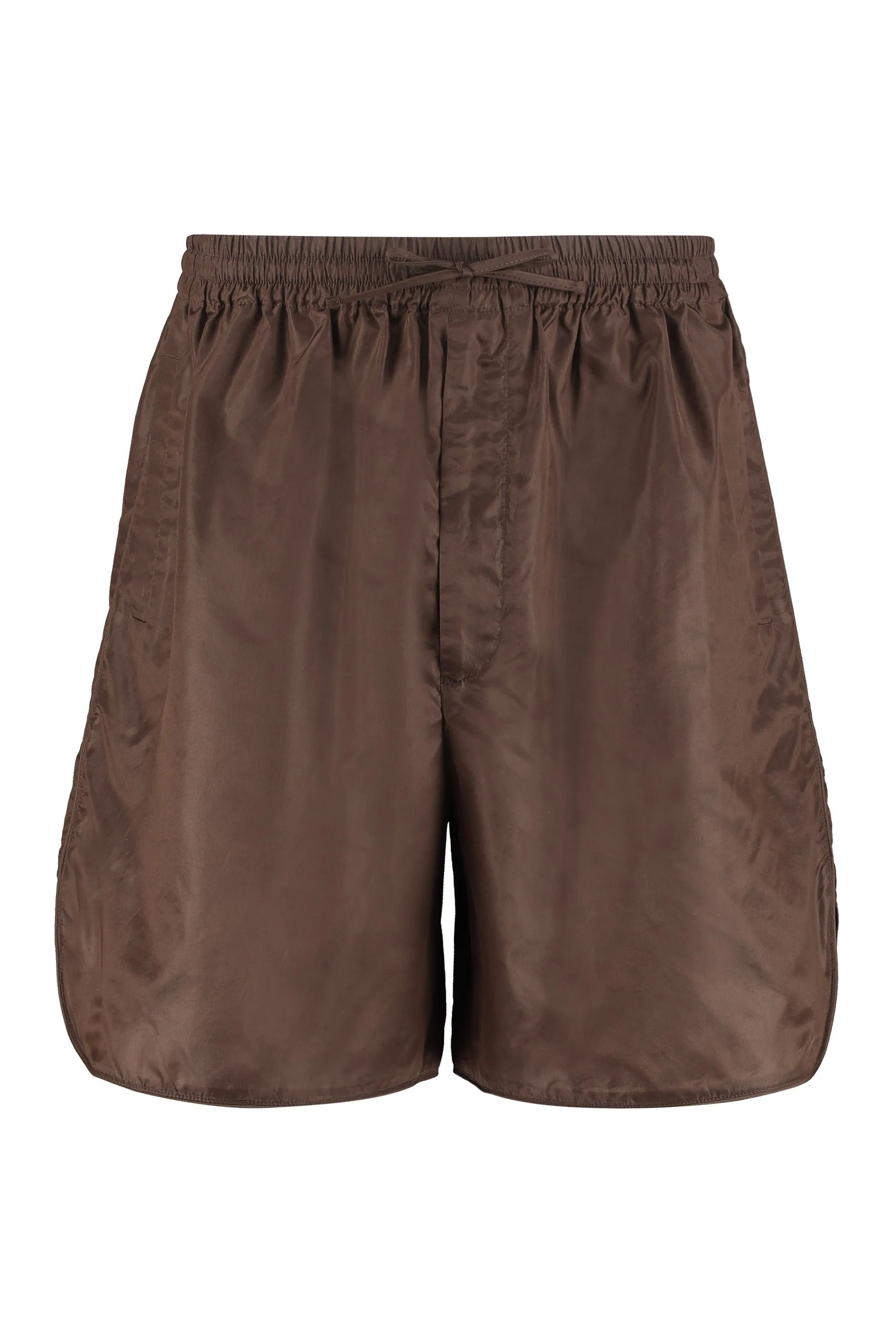 Valentino Mid Rise Drawstring Track Shorts