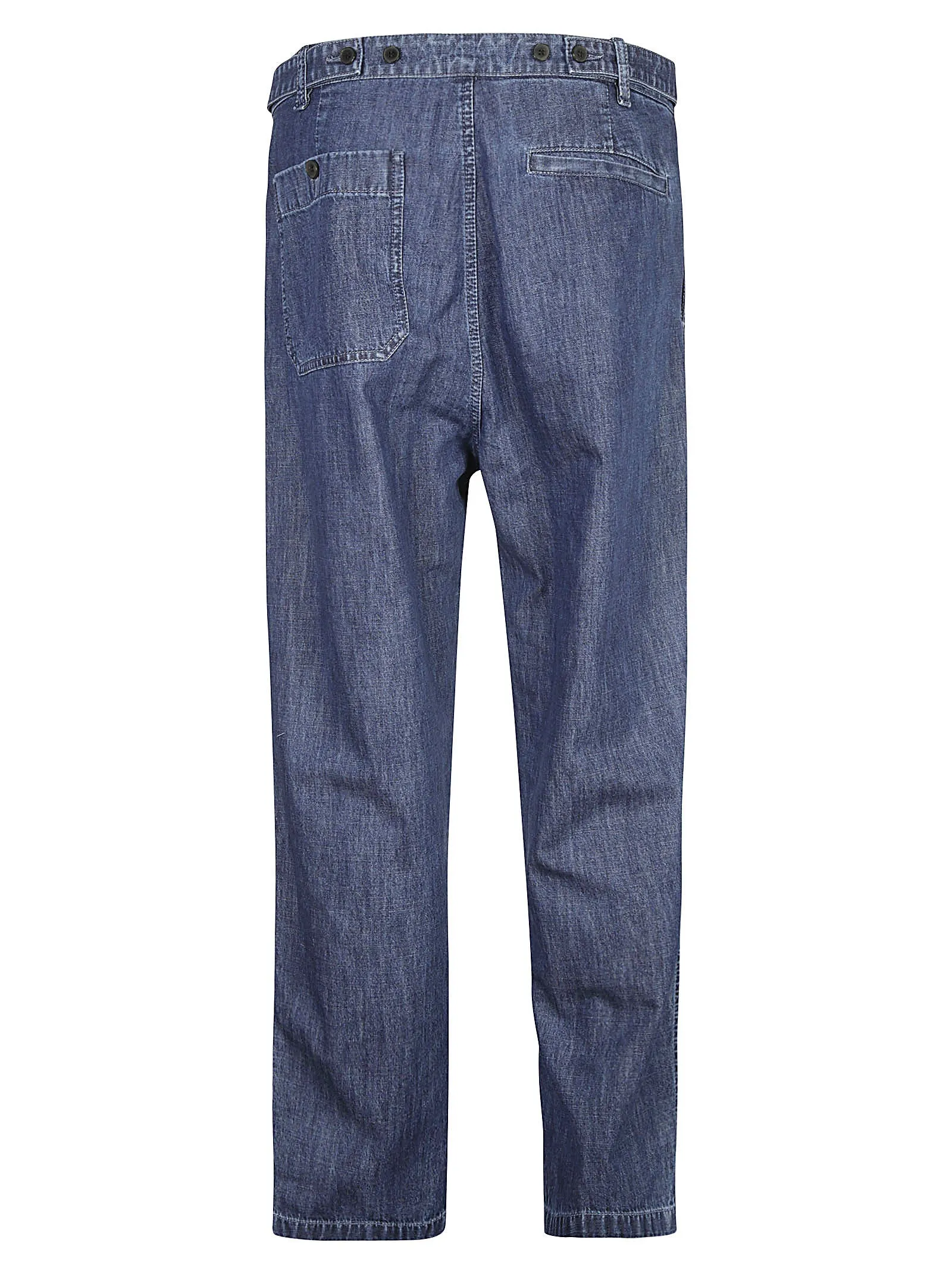 Valentino Mid Rise Straight Leg Jeans