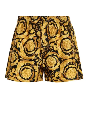 Versace Allover Printed Pyjama Shorts