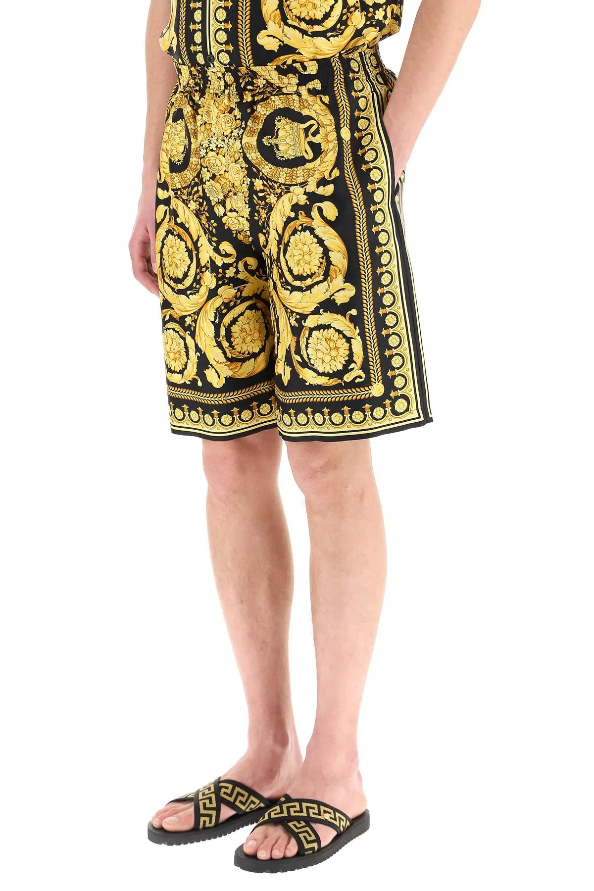 Versace Barocco Printed Bermuda Shorts
