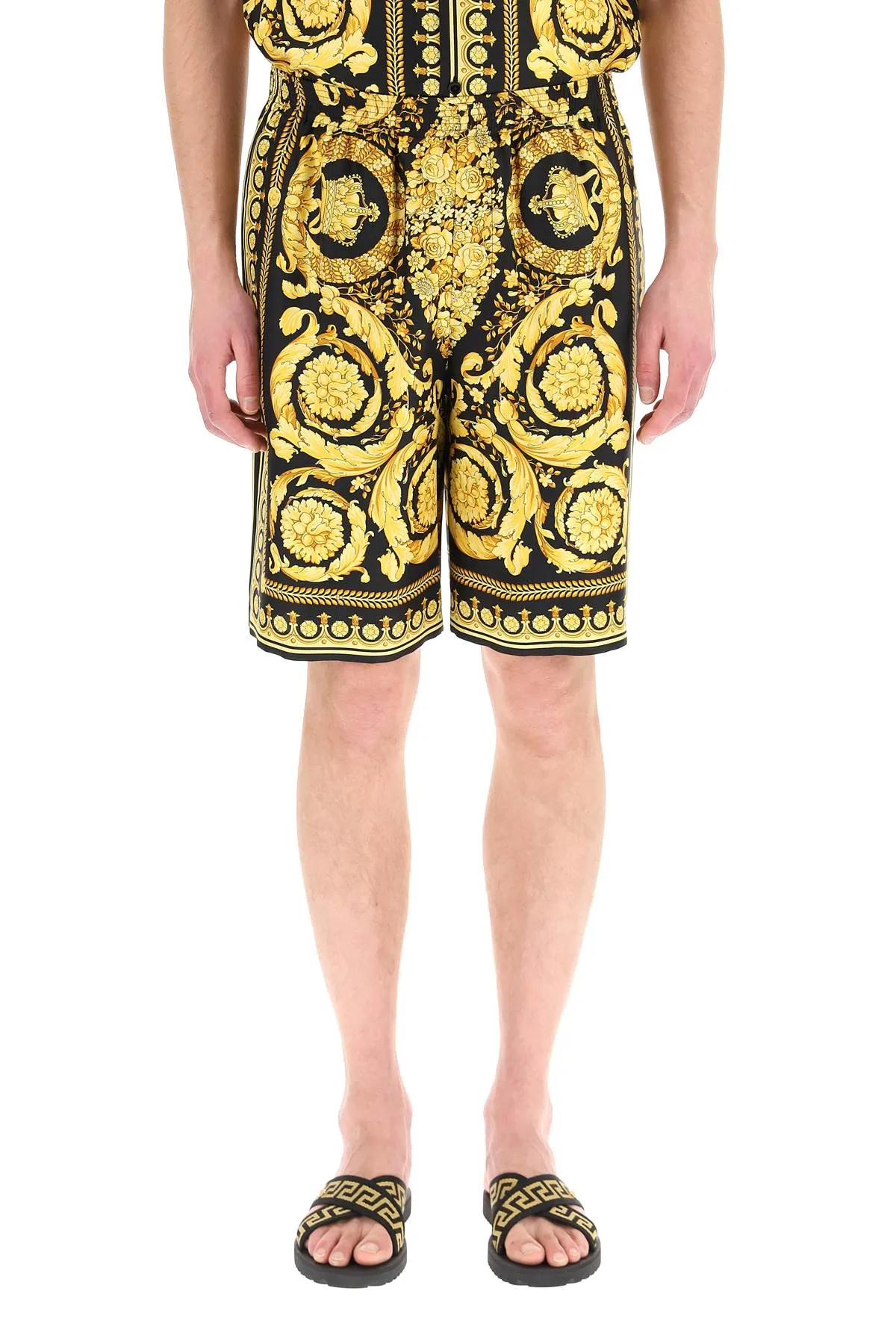 Versace Barocco Printed Bermuda Shorts