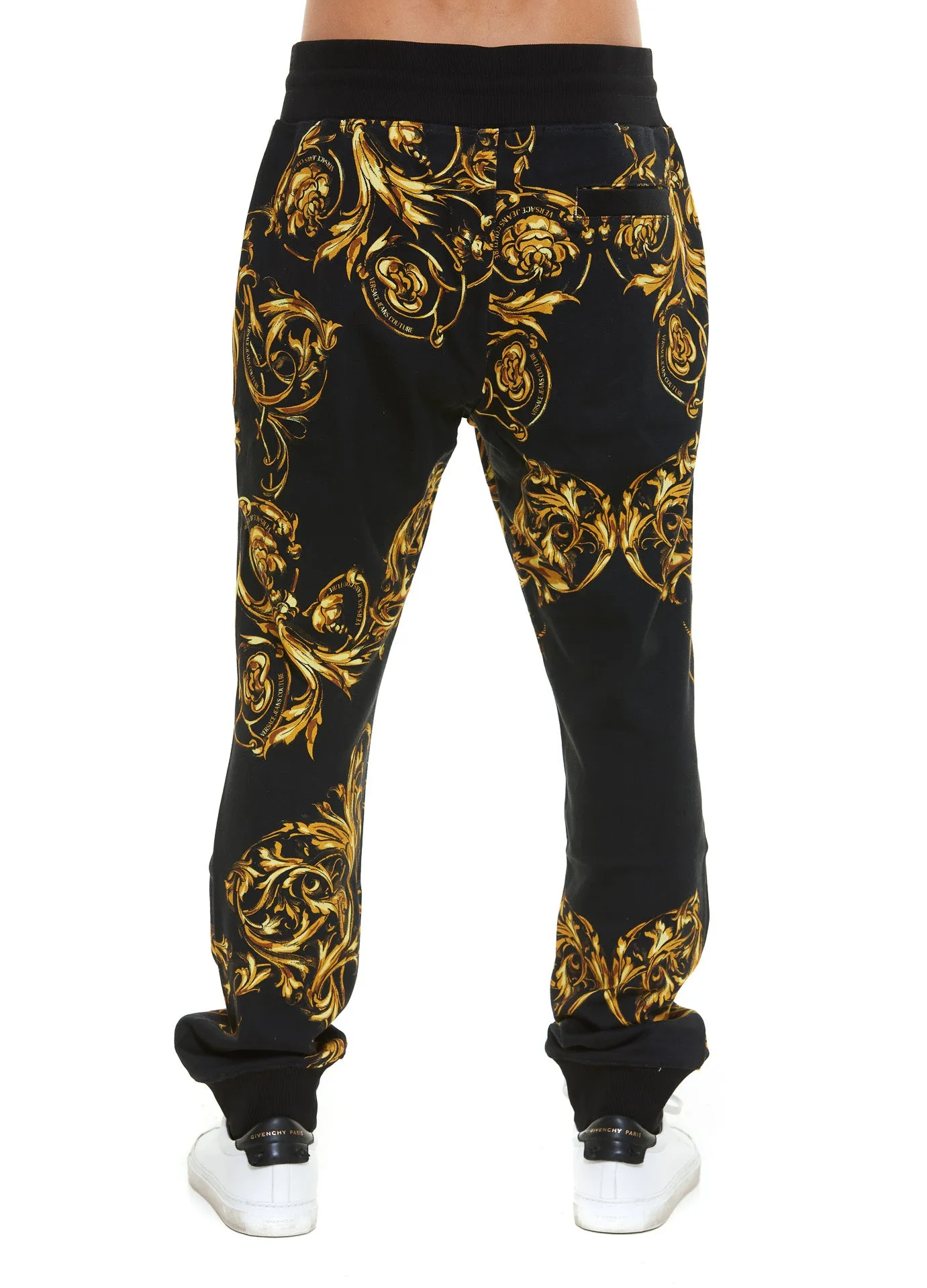 Versace Jeans Couture Baroque Print Drawstring Sweatpants