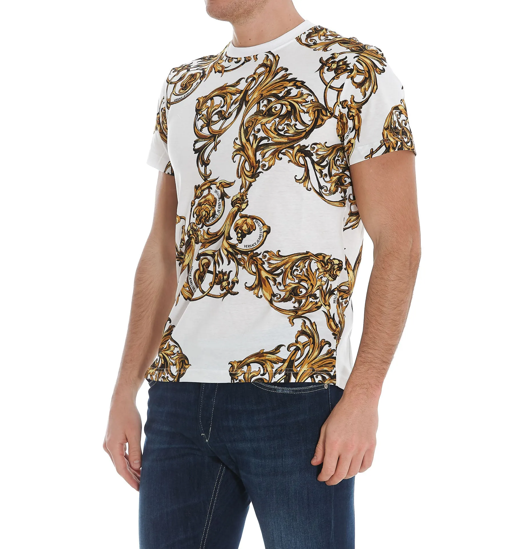 Versace Jeans Couture Baroque Print T-Shirt