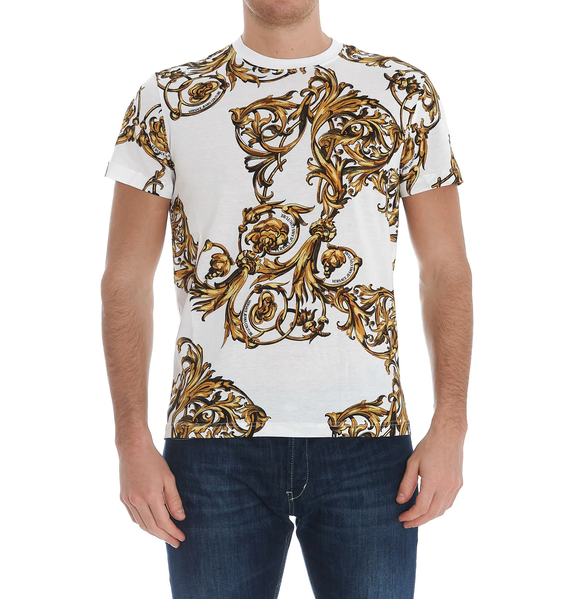 Versace Jeans Couture Baroque Print T-Shirt