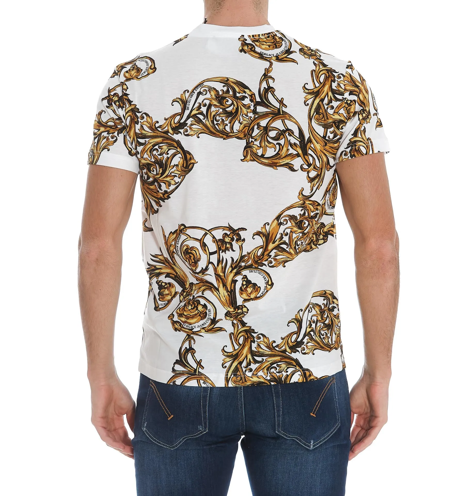 Versace Jeans Couture Baroque Print T-Shirt
