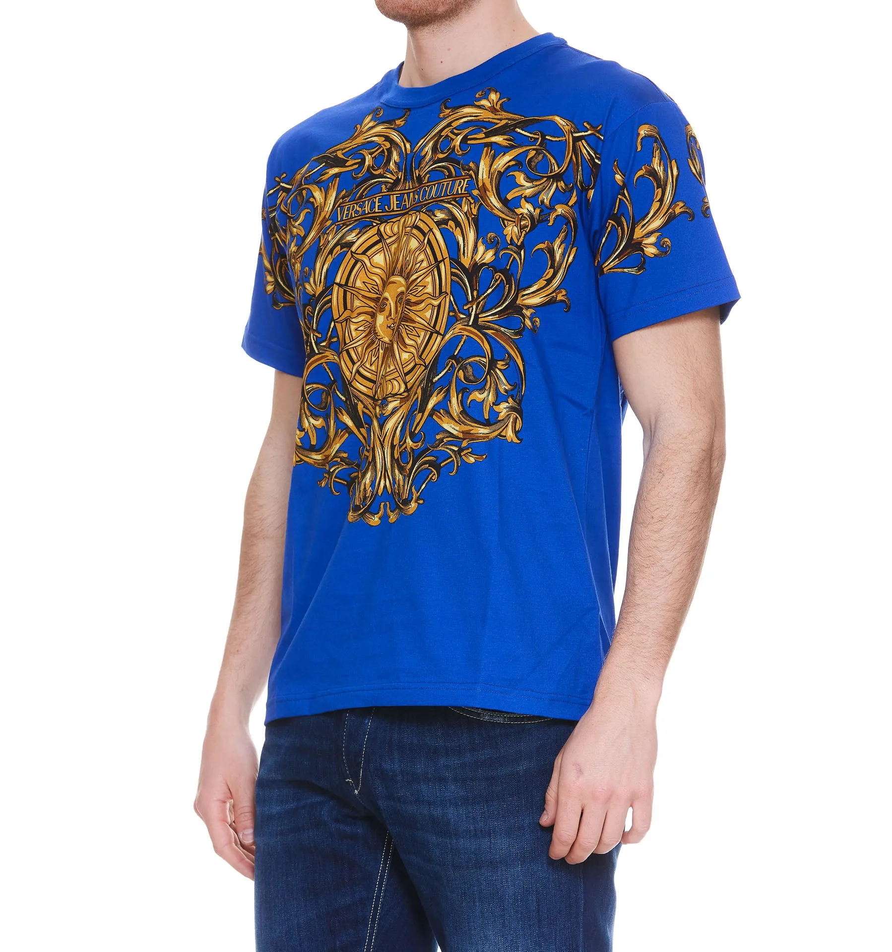 Versace Jeans Couture Garland Sun Crewneck T-Shirt