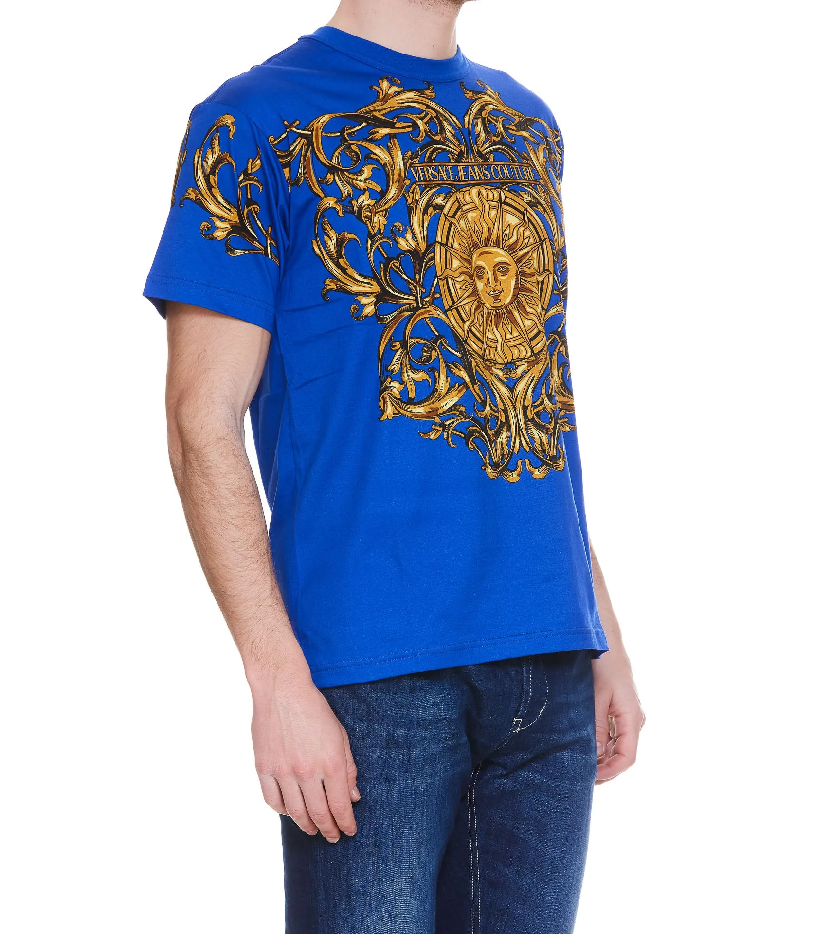 Versace Jeans Couture Garland Sun Crewneck T-Shirt