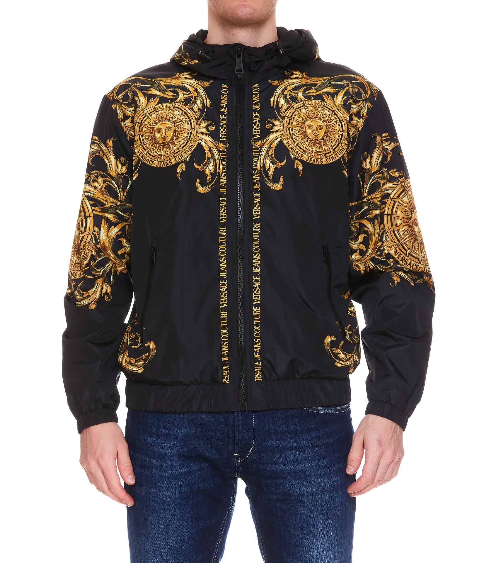 Versace Jeans Couture Garland Sun Zip-Up Windbreaker