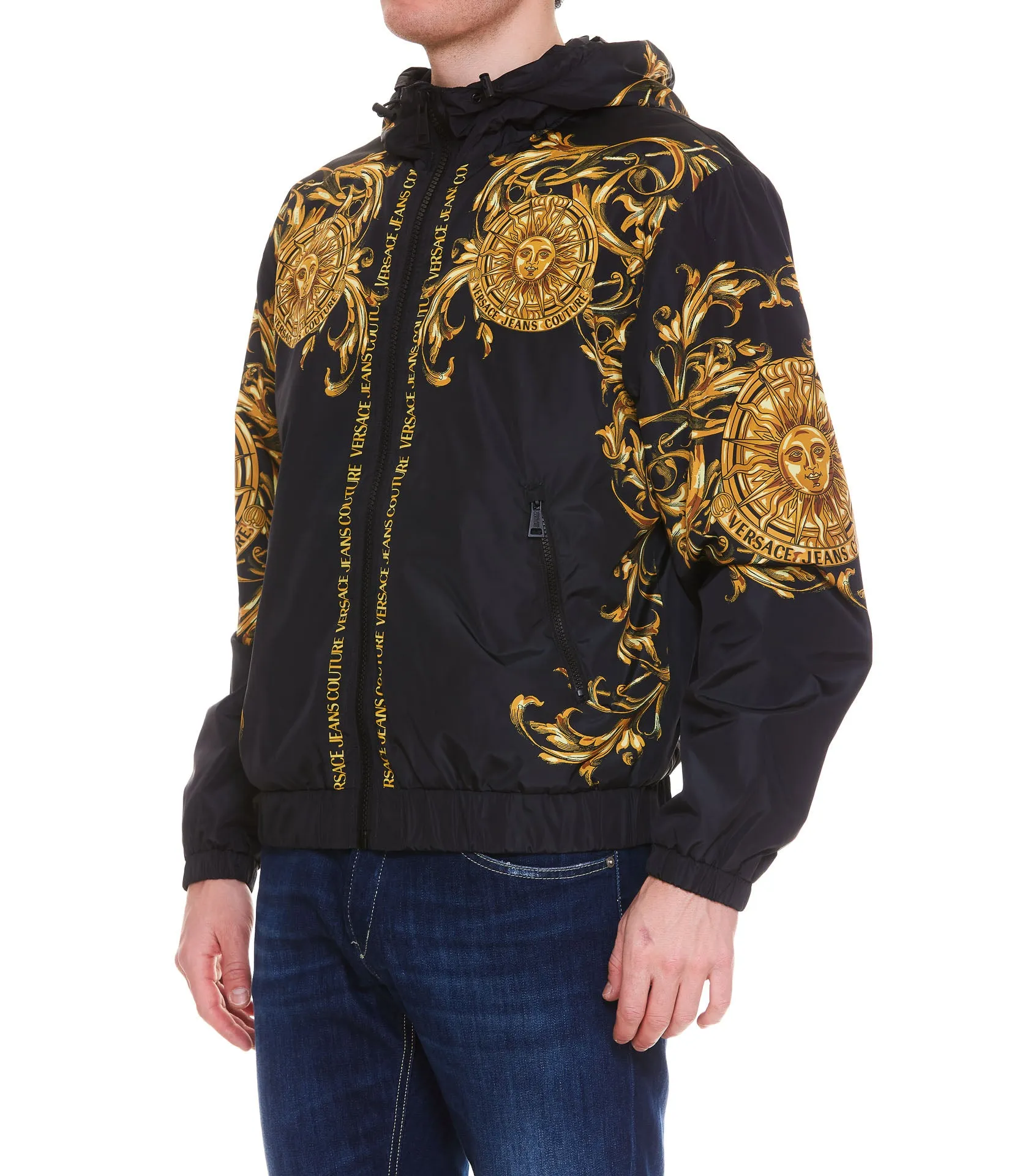 Versace Jeans Couture Garland Sun Zip-Up Windbreaker