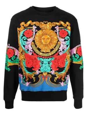 Versace Jeans Couture Graphic Printed Crewneck Sweatshirt