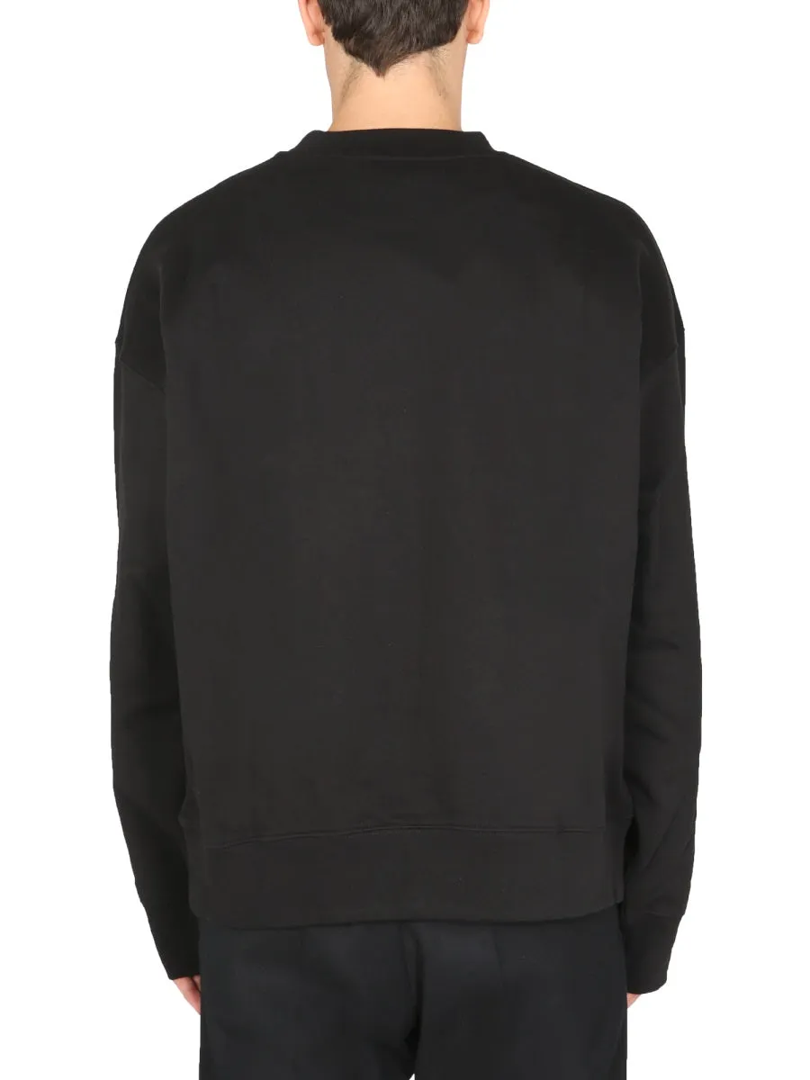 Versace Jeans Couture Graphic Printed Crewneck Sweatshirt