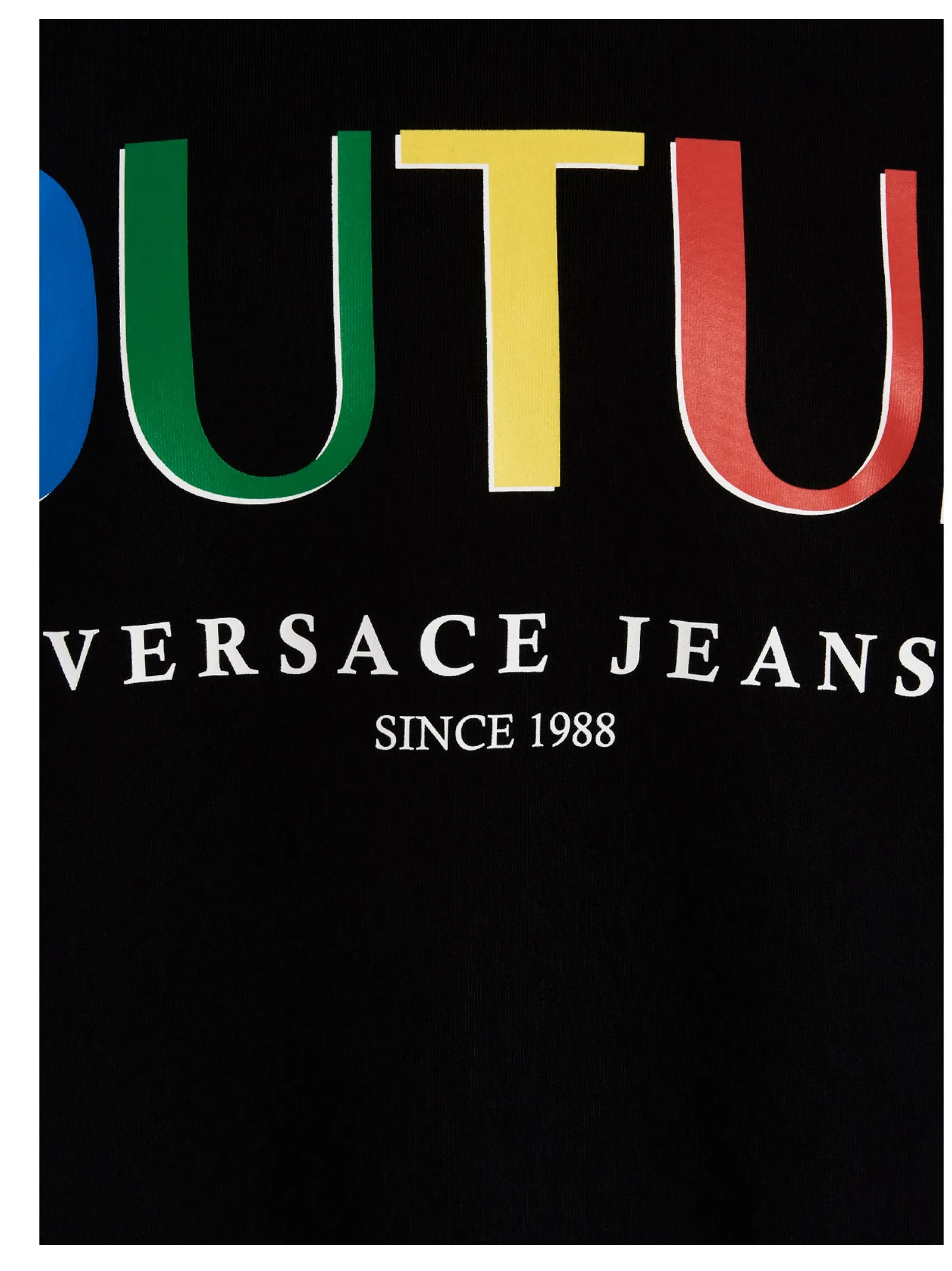 Versace Jeans Couture Logo Print Drawstring Hoodie