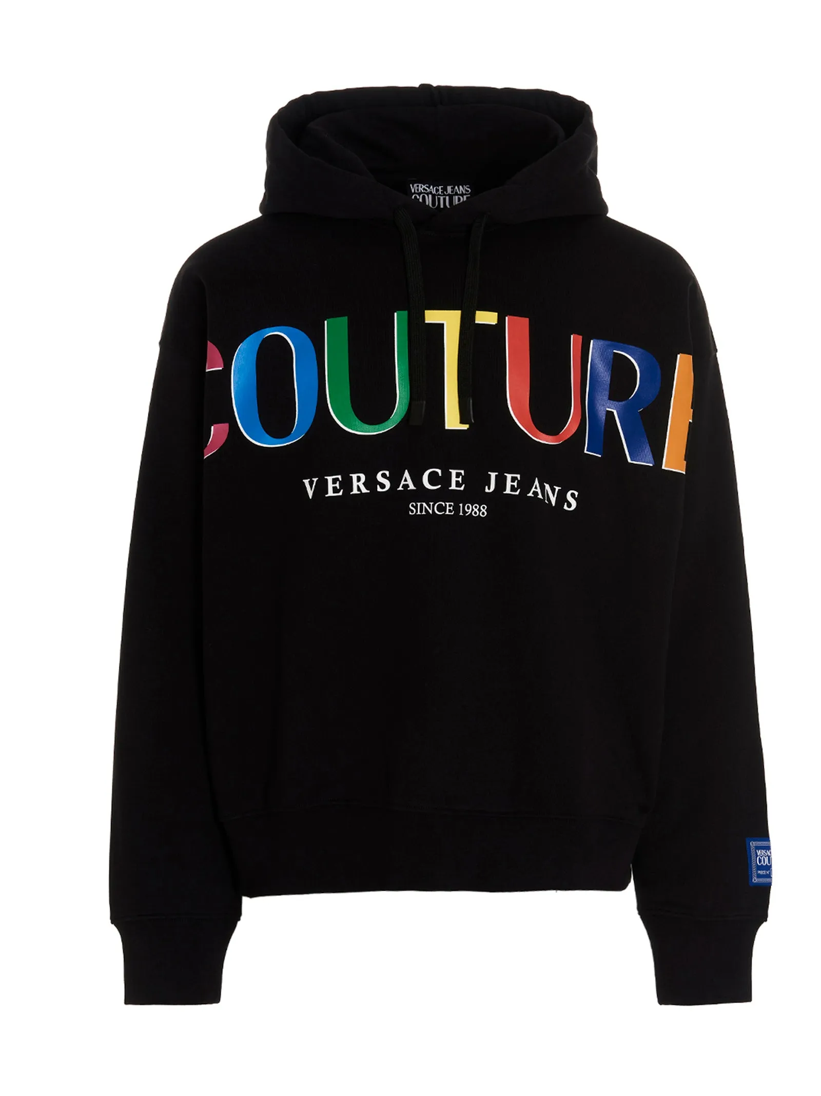 Versace Jeans Couture Logo Print Drawstring Hoodie