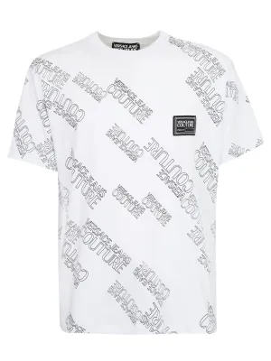 Versace Jeans Couture Logo Printed Crewneck T-Shirt