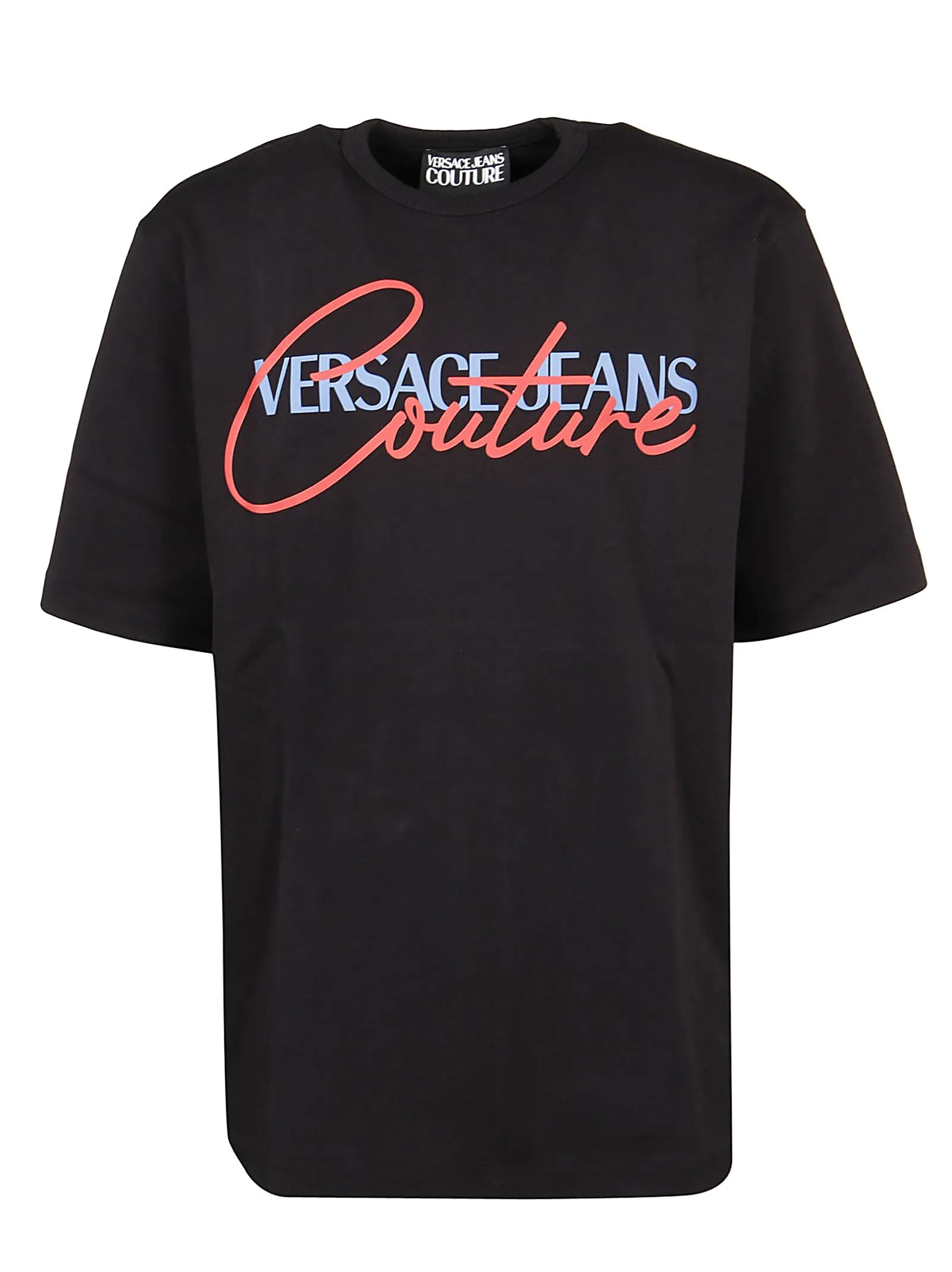 Versace Jeans Couture Logo Printed Crewneck T-Shirt