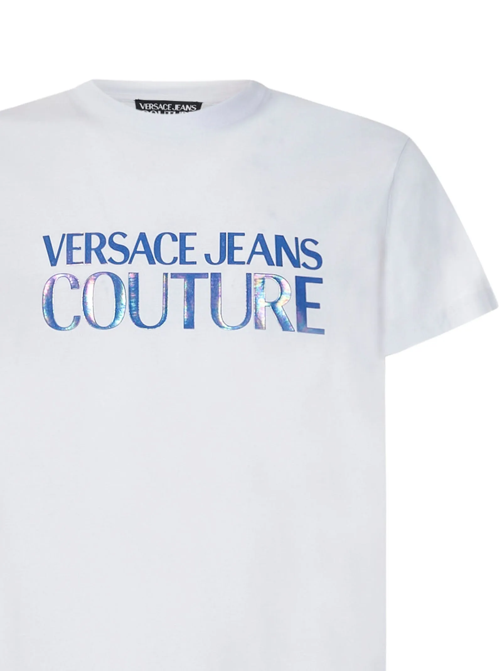 Versace Jeans Couture Logo Printed Crewneck T-Shirt