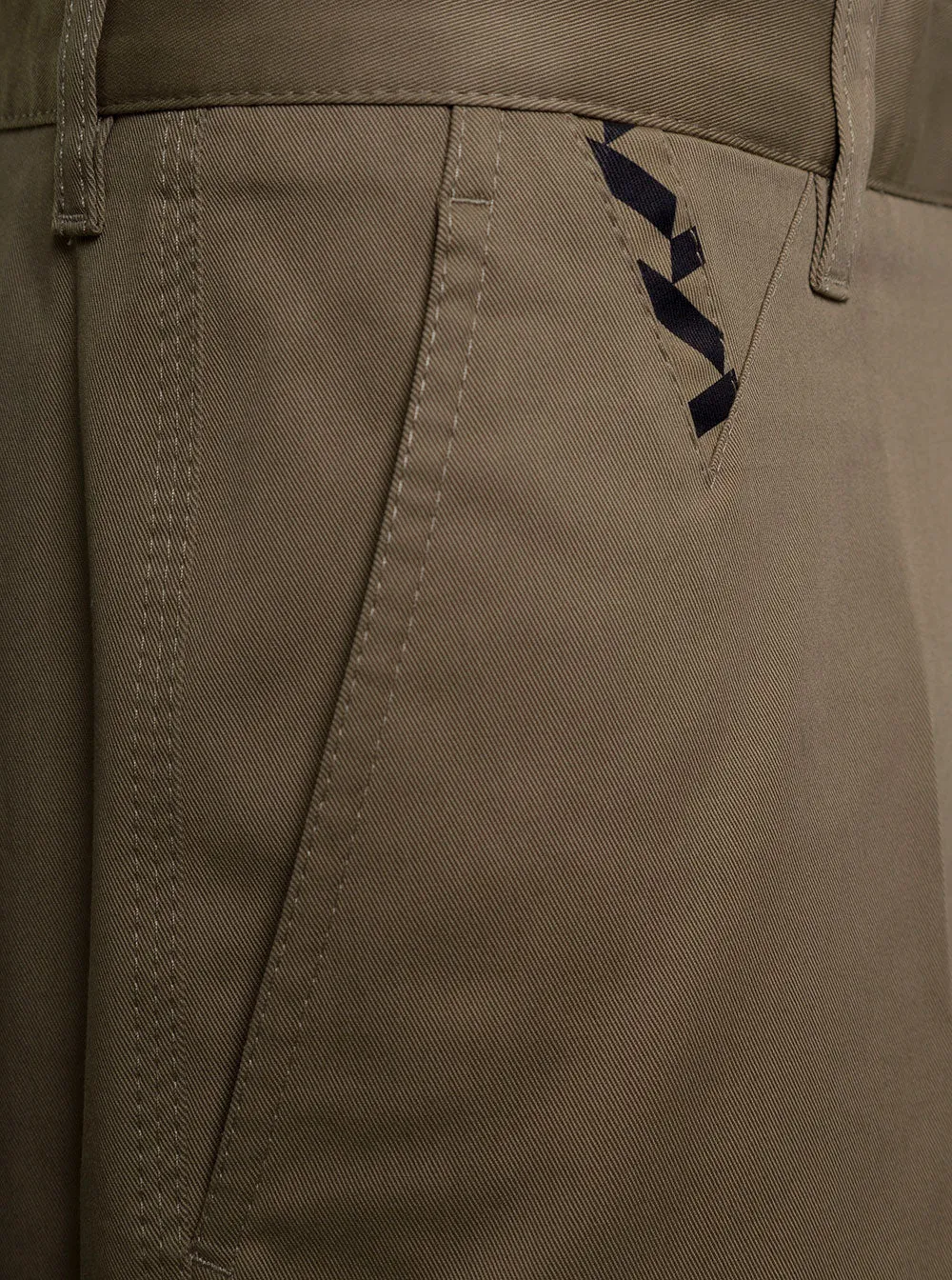Versace La Greca Knee-Length Chino Shorts