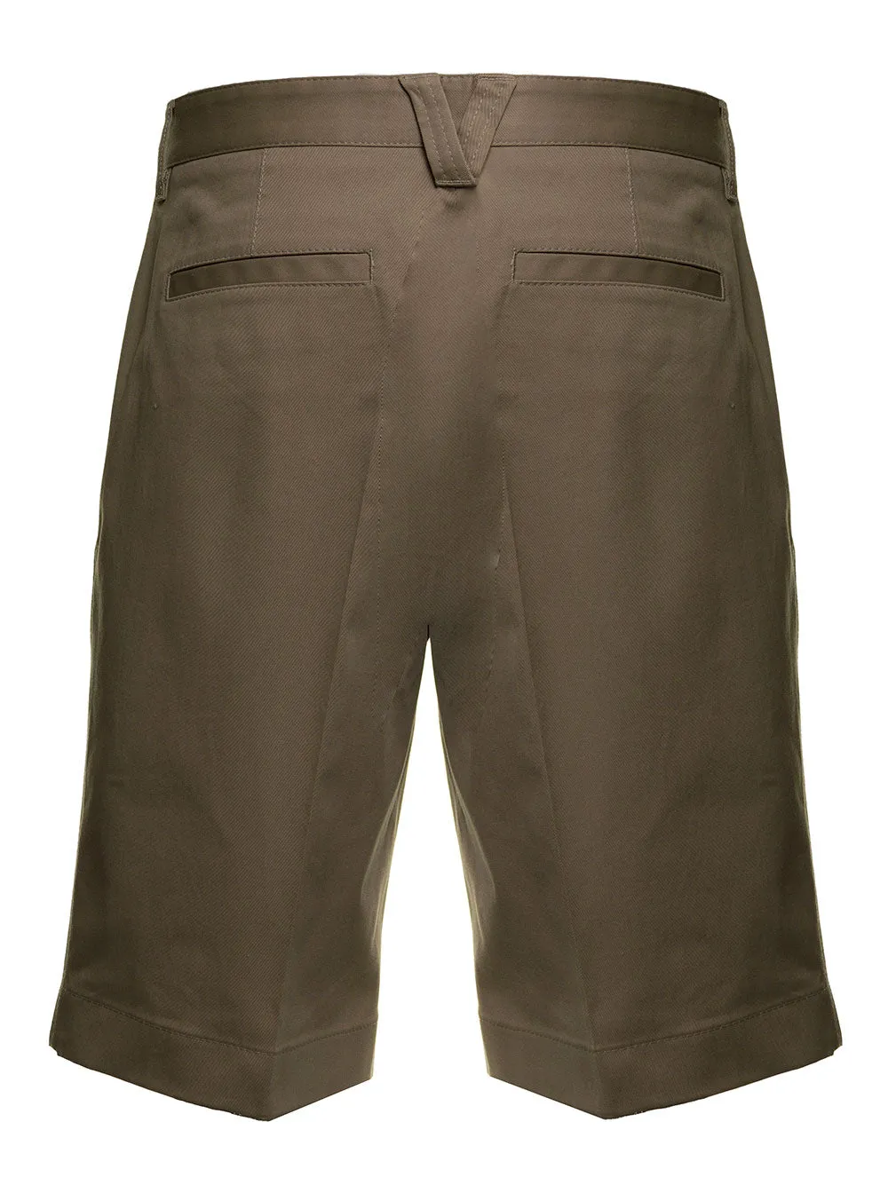 Versace La Greca Knee-Length Chino Shorts