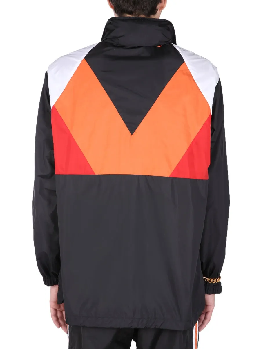 Versace Logo Printed Track Jacket