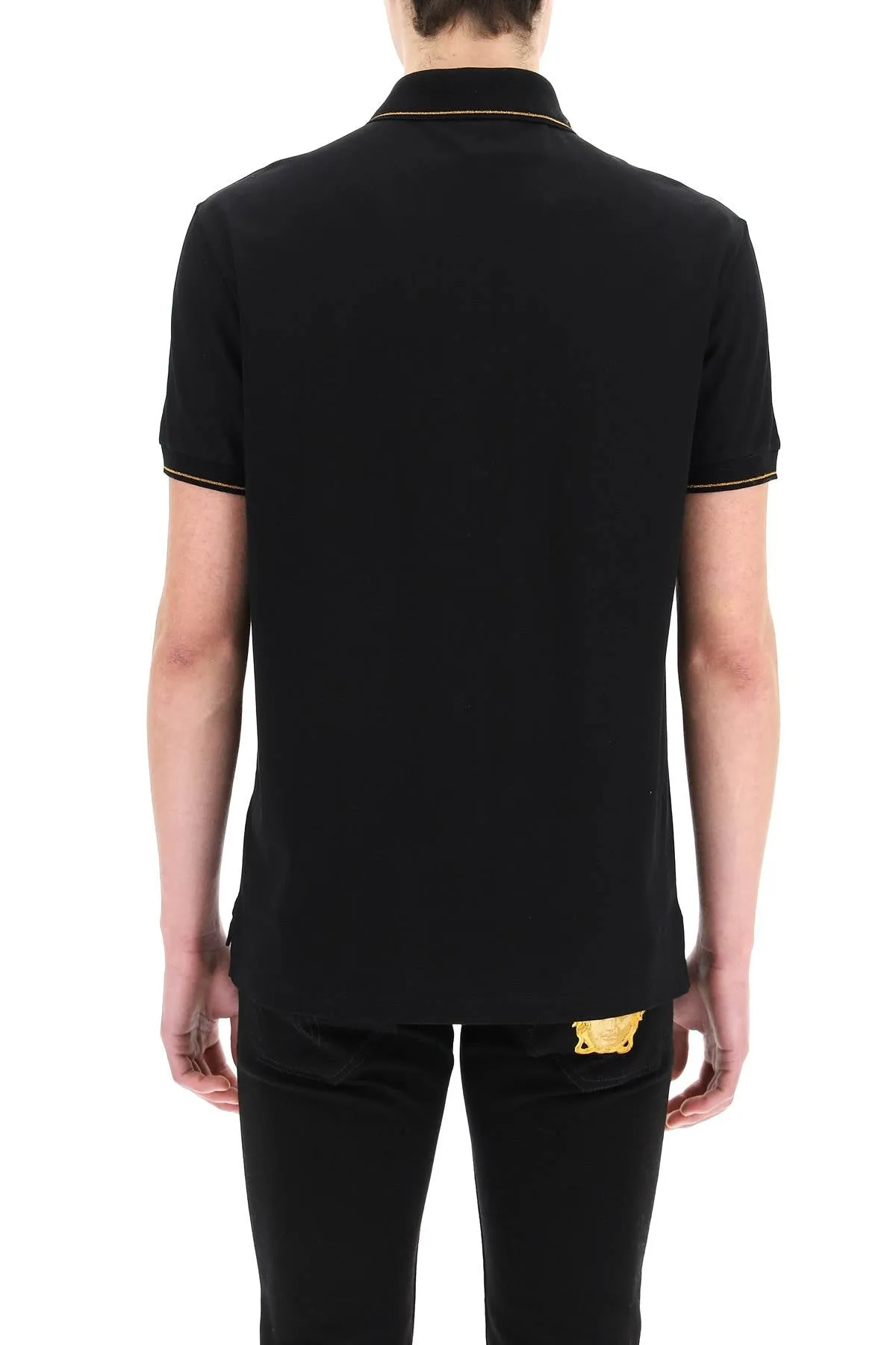 Versace Medusa Head Short-Sleeved Polo Shirt
