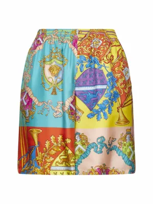 Versace T Royal Rebellion Print Knee-Length Shorts