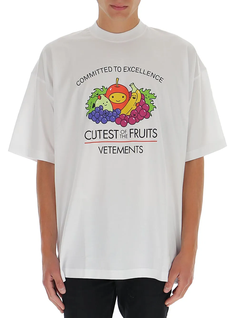 Vetements Graphic Printed Crewneck T-Shirt
