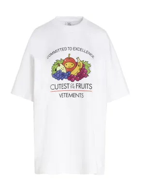 Vetements Graphic Printed Crewneck T-Shirt