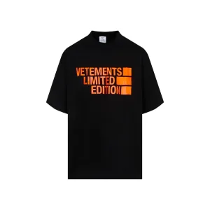 Vetements Logo Printed Crewneck T-Shirt