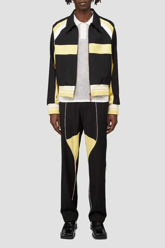 Wales Bonner Sunshine Panelled Straight-Leg Pants