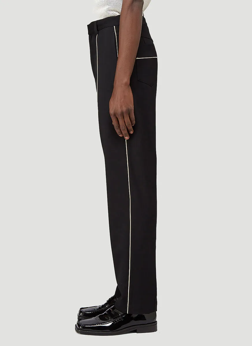 Wales Bonner Sunshine Panelled Straight-Leg Pants