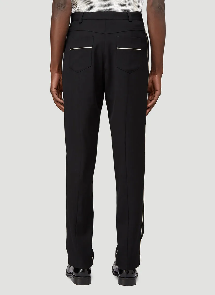 Wales Bonner Sunshine Panelled Straight-Leg Pants