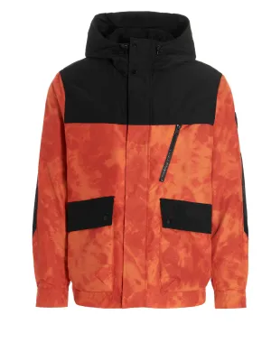 Woolrich Tie-Dye Zip-Up Padded Jacket