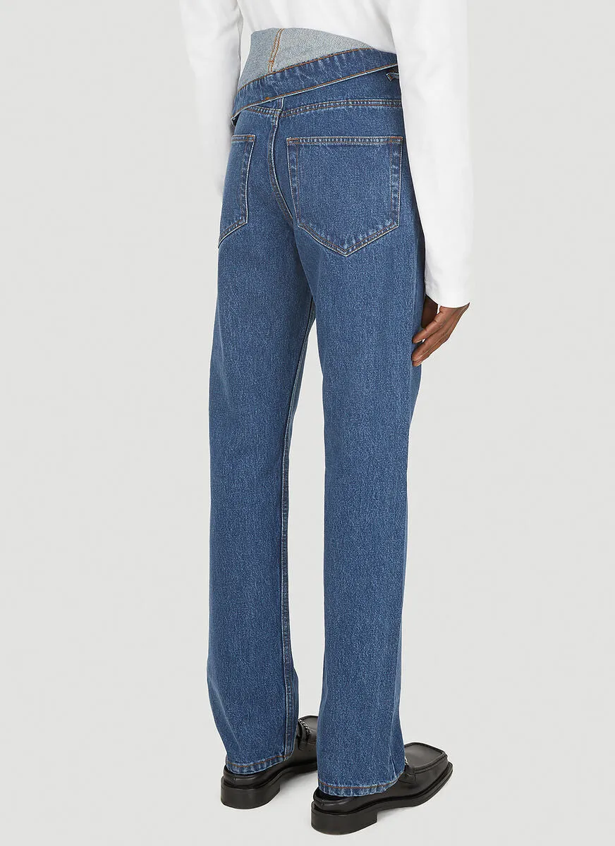 Y/Project Classic Asymmetric Waist Jeans