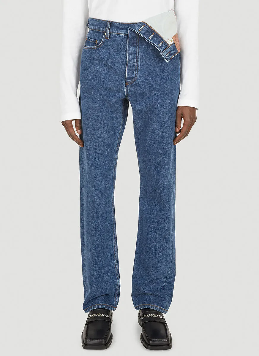 Y/Project Classic Asymmetric Waist Jeans