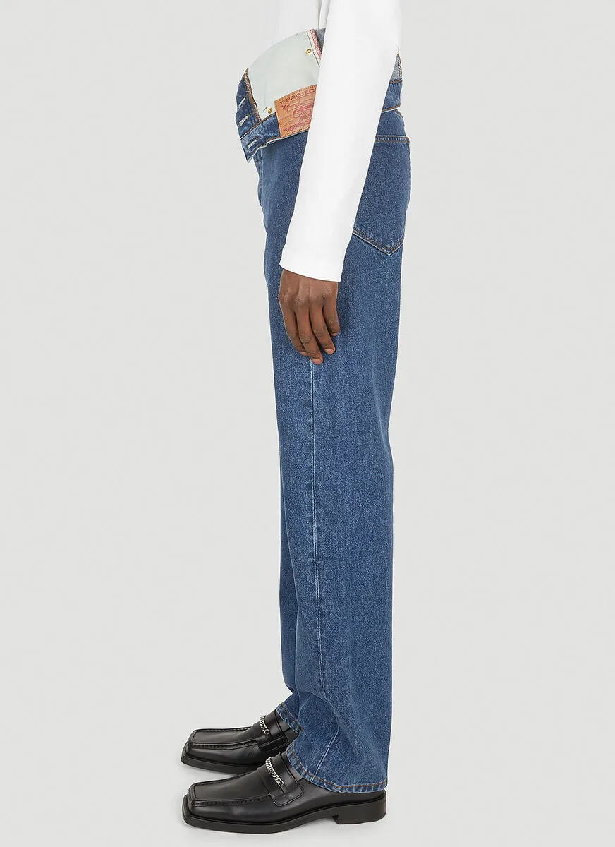 Y/Project Classic Asymmetric Waist Jeans