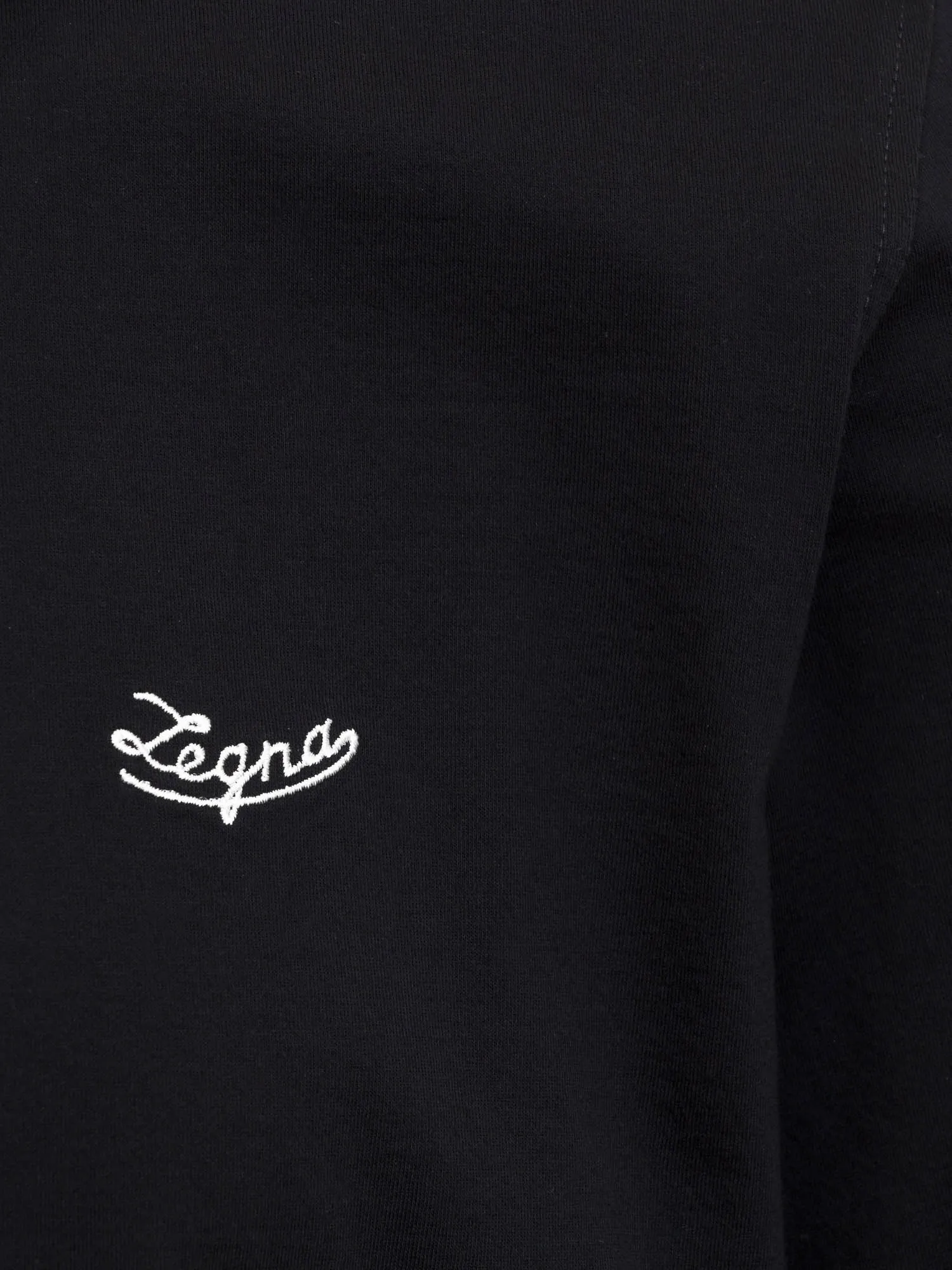 Z Zegna Logo Embroidered Crewneck T-Shirt