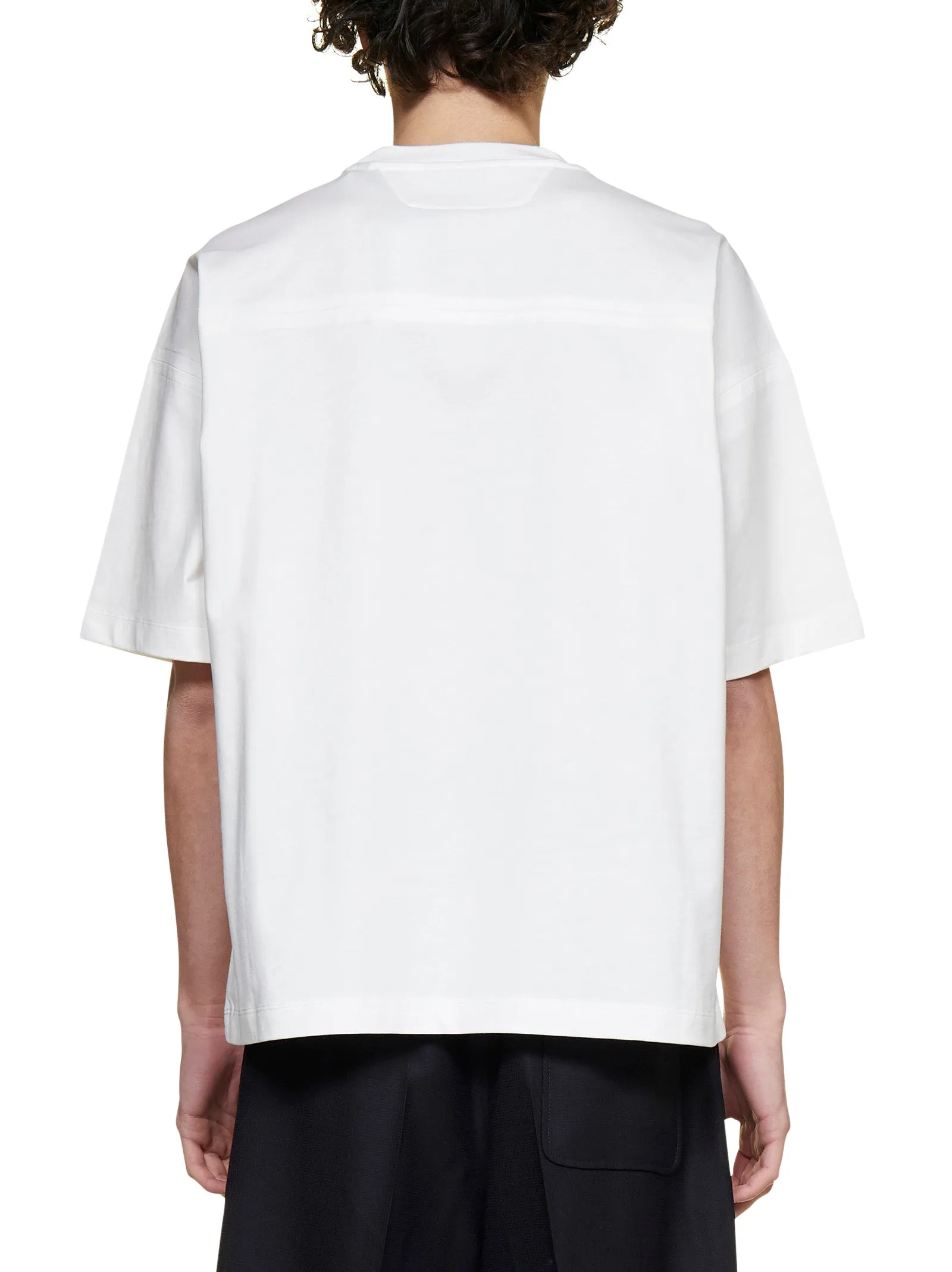 Z Zegna Logo Printed Crewneck T-Shirt