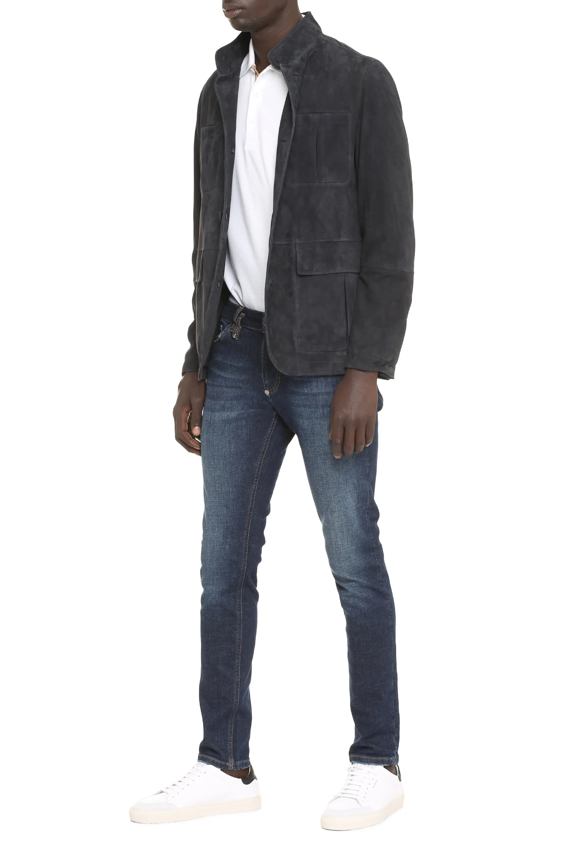 Z Zegna Pocket Detailed Single-Breasted Jacket