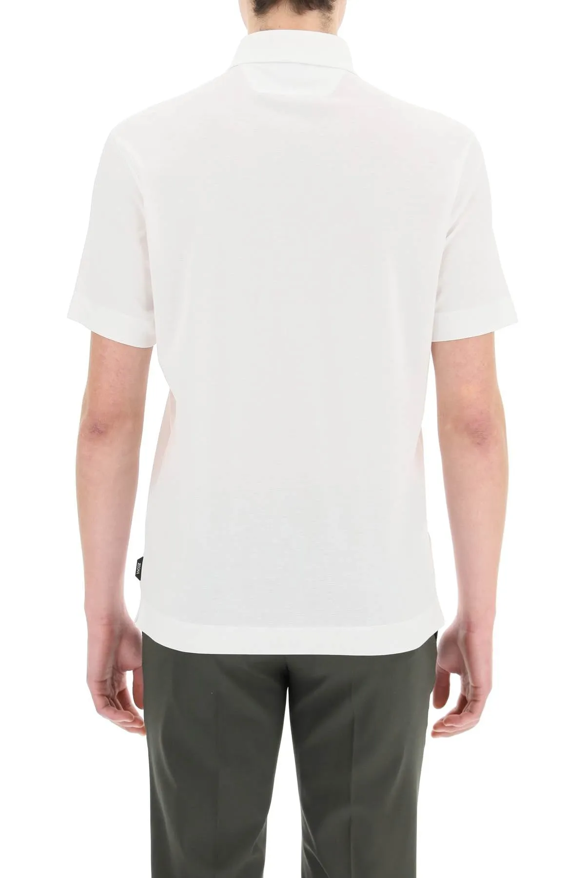 Z Zegna Short-Sleeved Polo Shirt