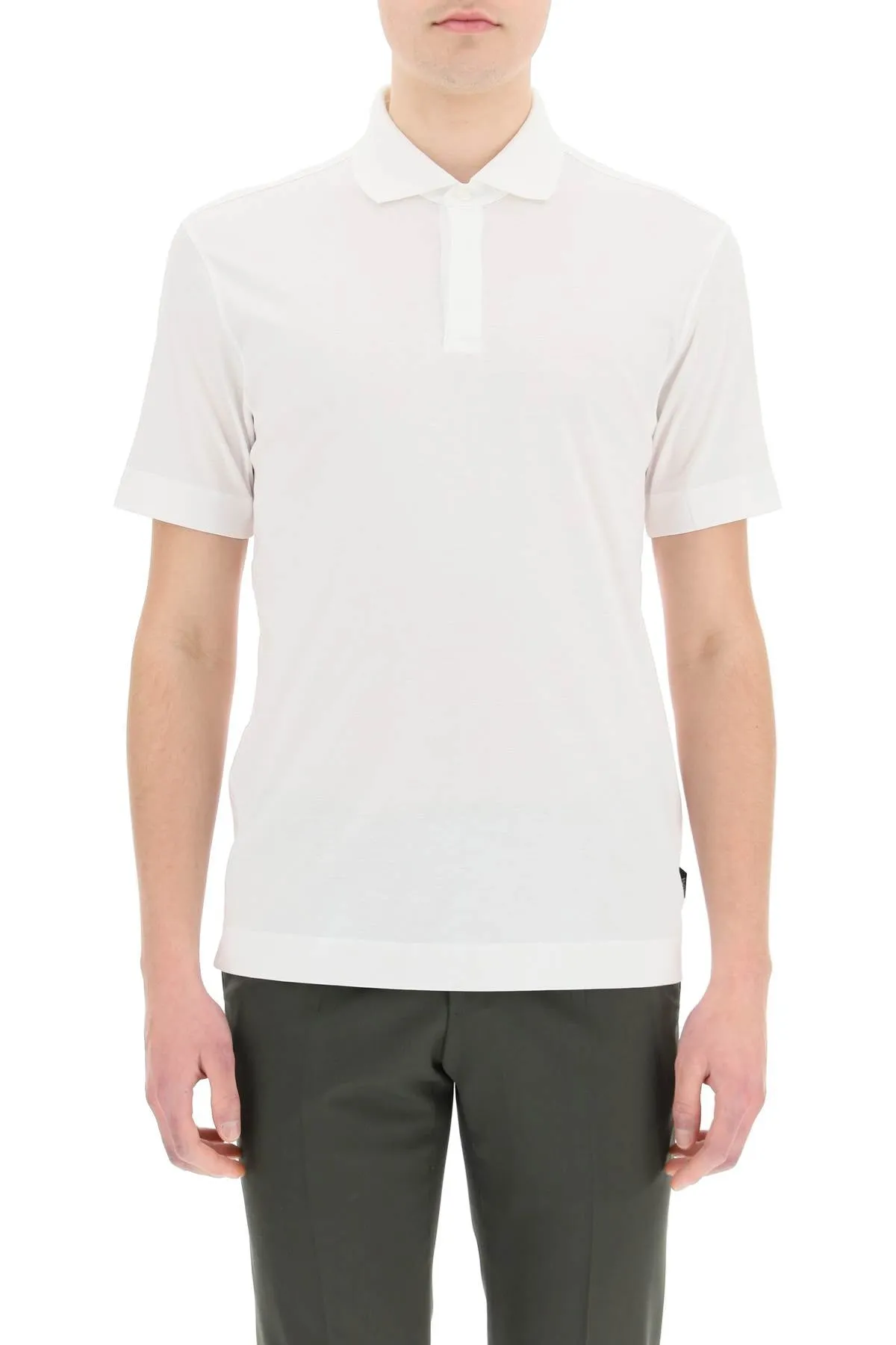 Z Zegna Short-Sleeved Polo Shirt